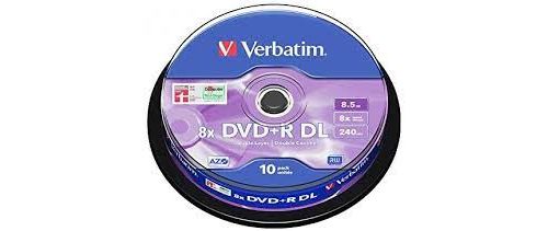 6-VERBATIM-DVD+R-|-Dual-Layer-|-8.5Gb-|-10-bucati-cutie