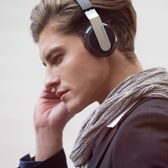 Casti audio Bluetooth PHIATON BT-330 cu microfon, pliabile, negru, tip headset-5
