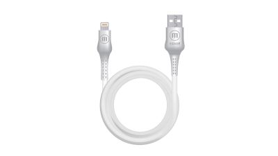CABLU DE DATE SI ALIMENTARE | MAXELL | TATA | LIGHTNING-USB | 1.2M | ALB-img