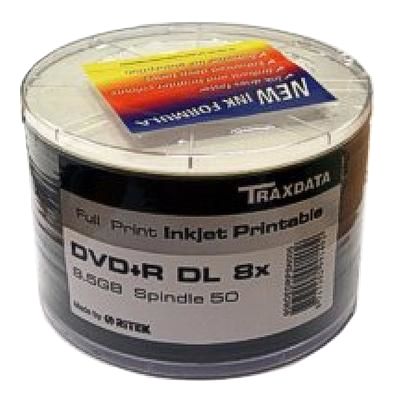 TRAXDATA DVD+R I Dual Layer I 8.5Gb I 8x I printabil I 50 bucăți-img